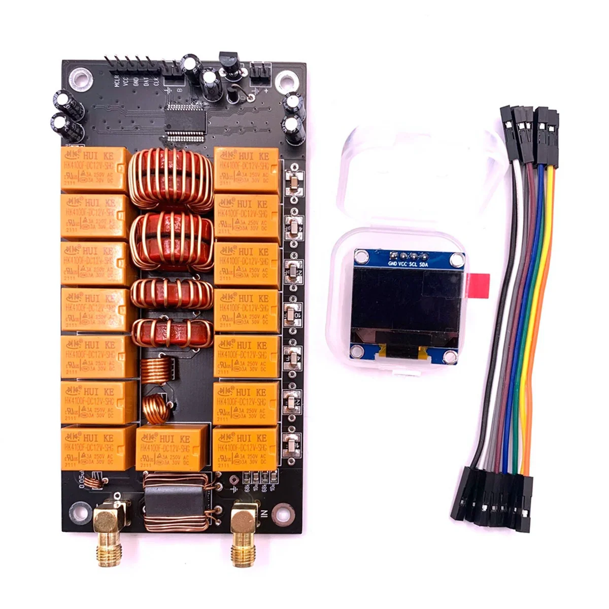 Antenna Tuner Board Motherboard with Screen Finished Version DIY Antenna Kits Tester Electronic Components ATU‑100 400MA - Image 2
