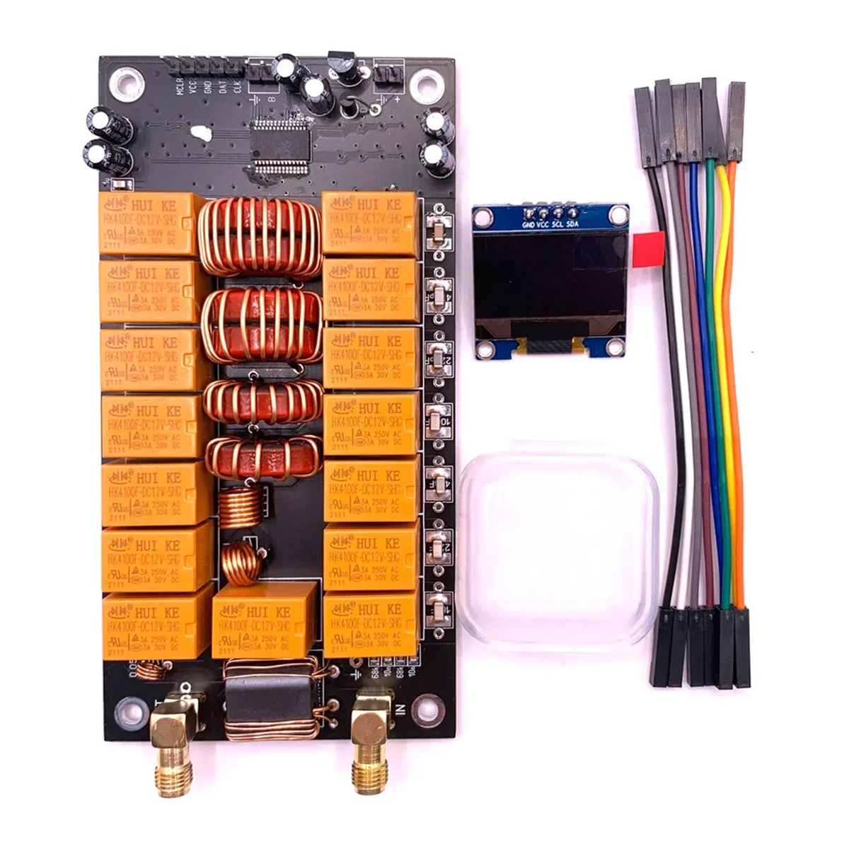 Antenna Tuner Board Motherboard with Screen Finished Version DIY Antenna Kits Tester Electronic Components ATU‑100 400MA - Image 5