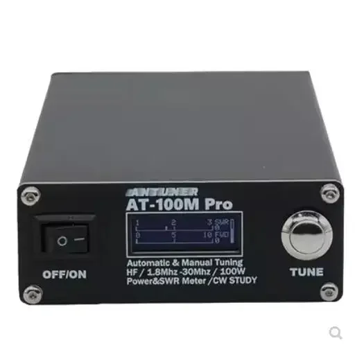 ANTUNER AT-100M Pro 100W 1.8MHz-30MHz ATU-100 ATU-100M  QRP Antenna Tuner Morse Code  SWR Meter Power Meter  For HF Radio - Image 3