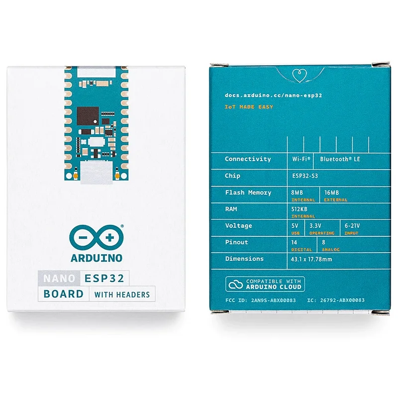 Arduino Nano ESP32 with headers ABX00083 u-blox NORA-W106 ESP32-S3 Development board imported from Italy new original - Image 6