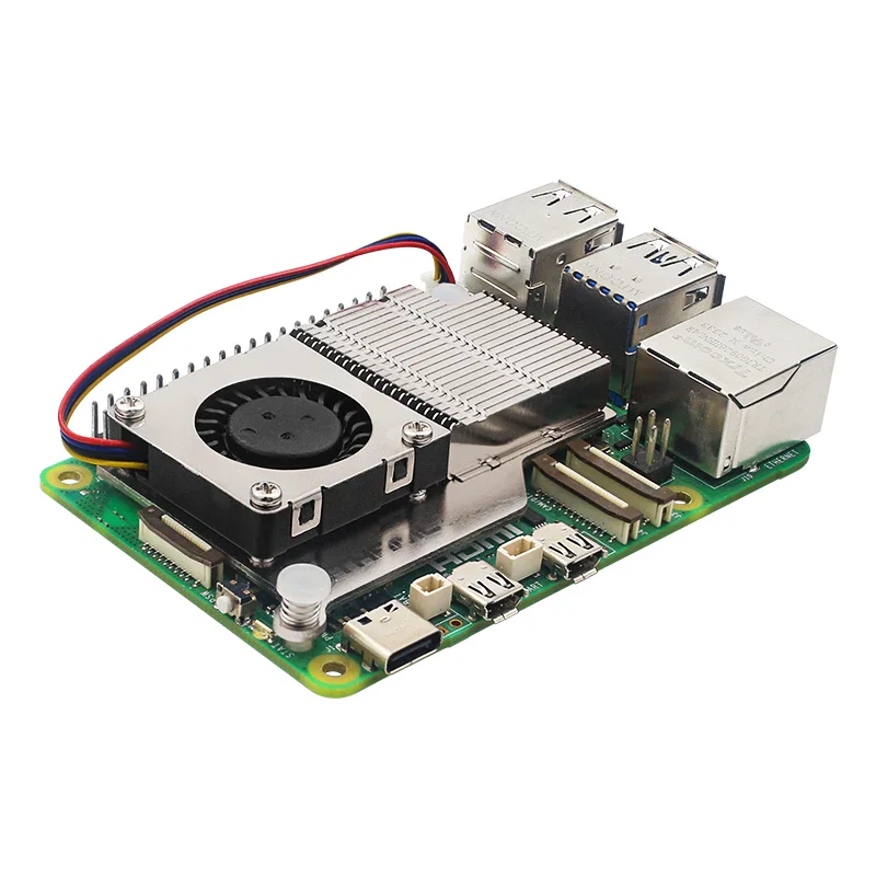 Argon THRML 30mm Active Cooler For Raspberry Pi 5 Active Cooling PWM Fan Passive Cooling Aluninum Fins Radiator for RPi 5 - Image 4