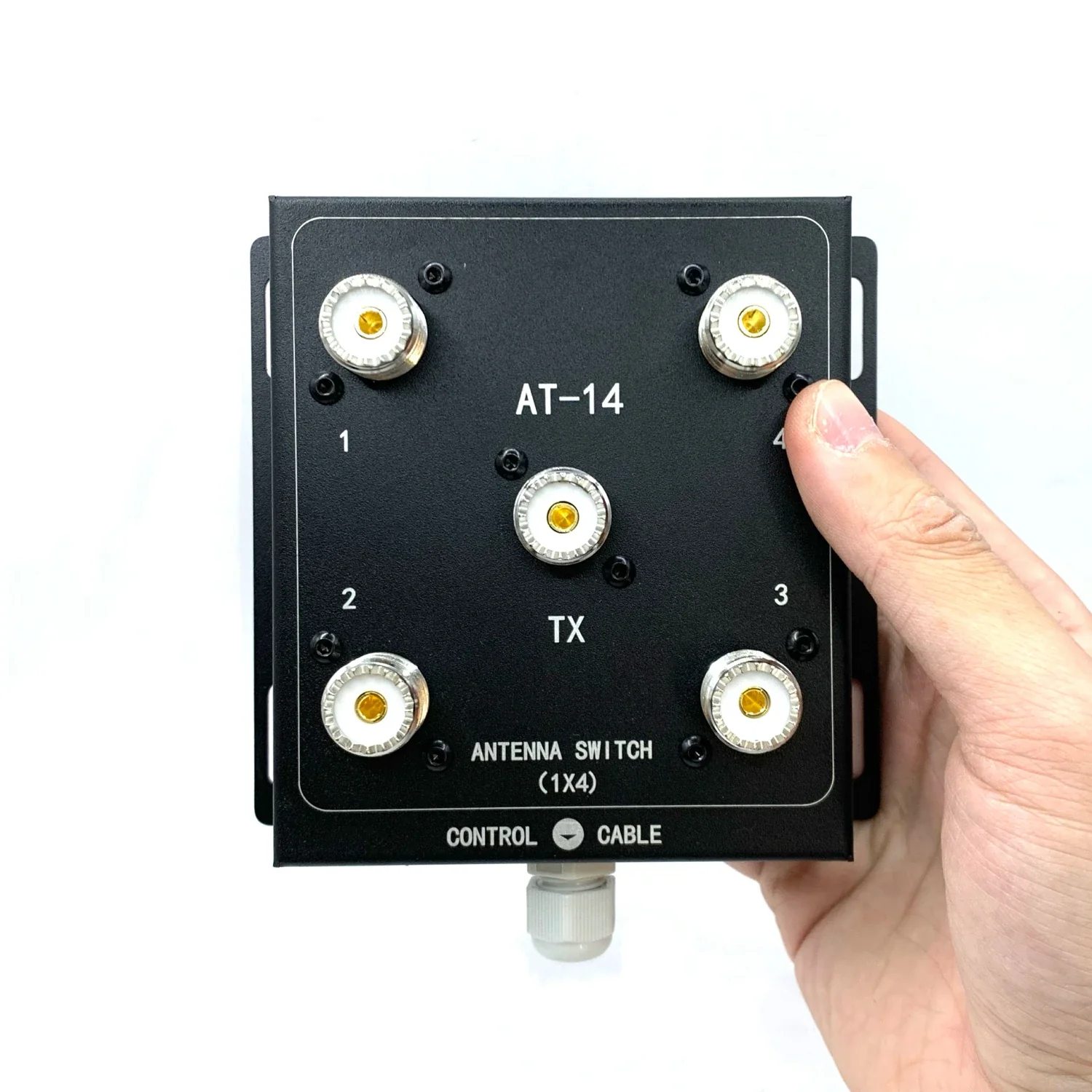 AT-14 4-Way Coax Remote Antenna Switch Convenient Switching 1.8MHz-60MHz 500W PEP Ham Radio Station - Image 2