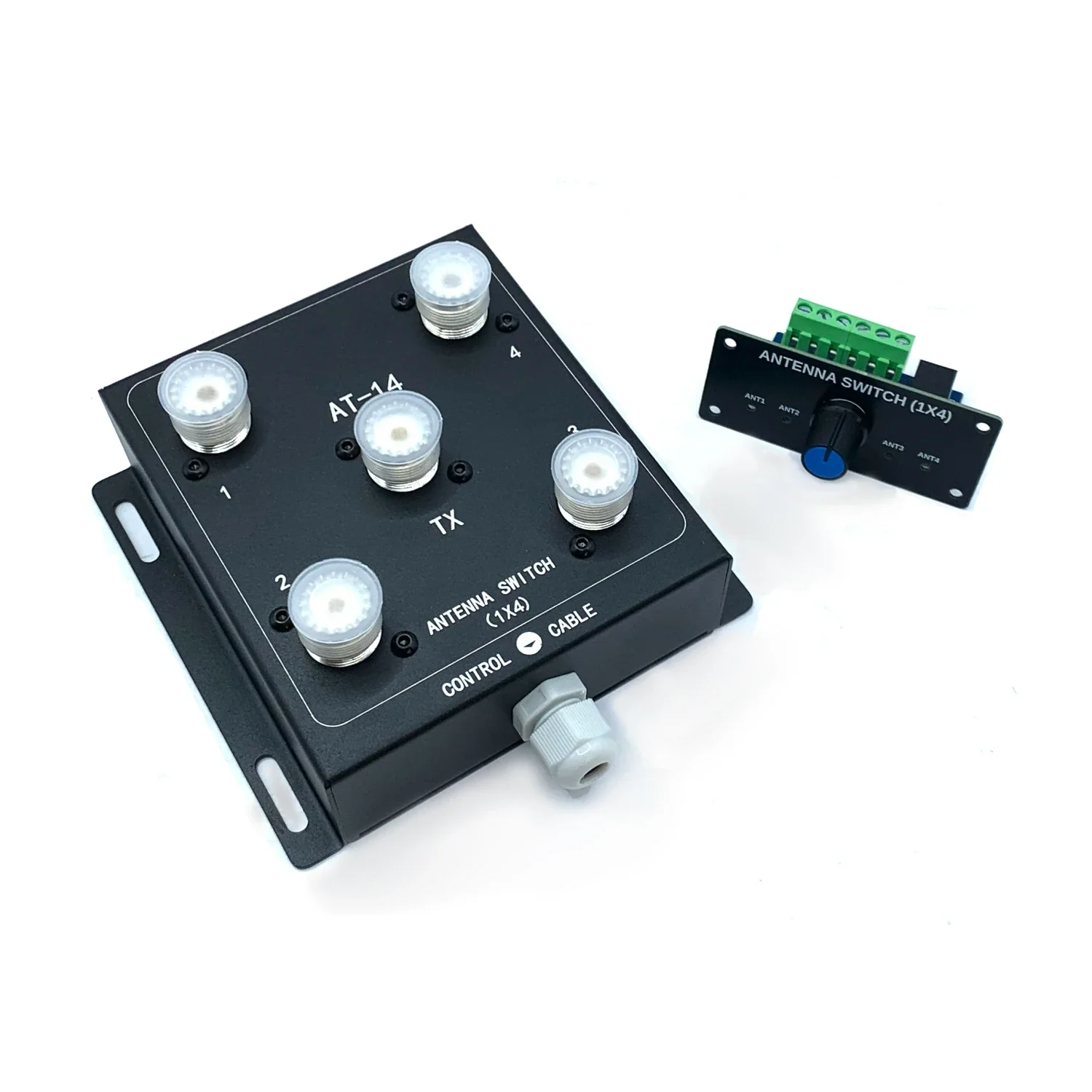 AT-14 4-Way Coax Remote Antenna Switch Convenient Switching 1.8MHz-60MHz 500W PEP Ham Radio Station - Image 6