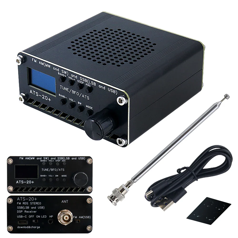 ATS-20+ Si4732 Full Band DSP Radio Receiver With SSB/FM/AM/LW/SW Portable Shortwave SDR Tuner with Antenna/Type-C - Image 7