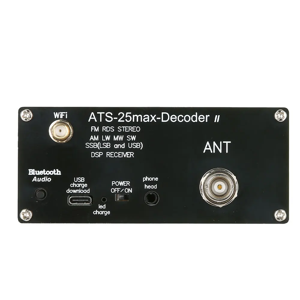 ATS25 Max Decoder II Bluetooth Version Second Generation Full Radio Receiver FM SW SSB MW LW Receiver 2.4-inch Touch Screen 2024 Registered Version - Image 3