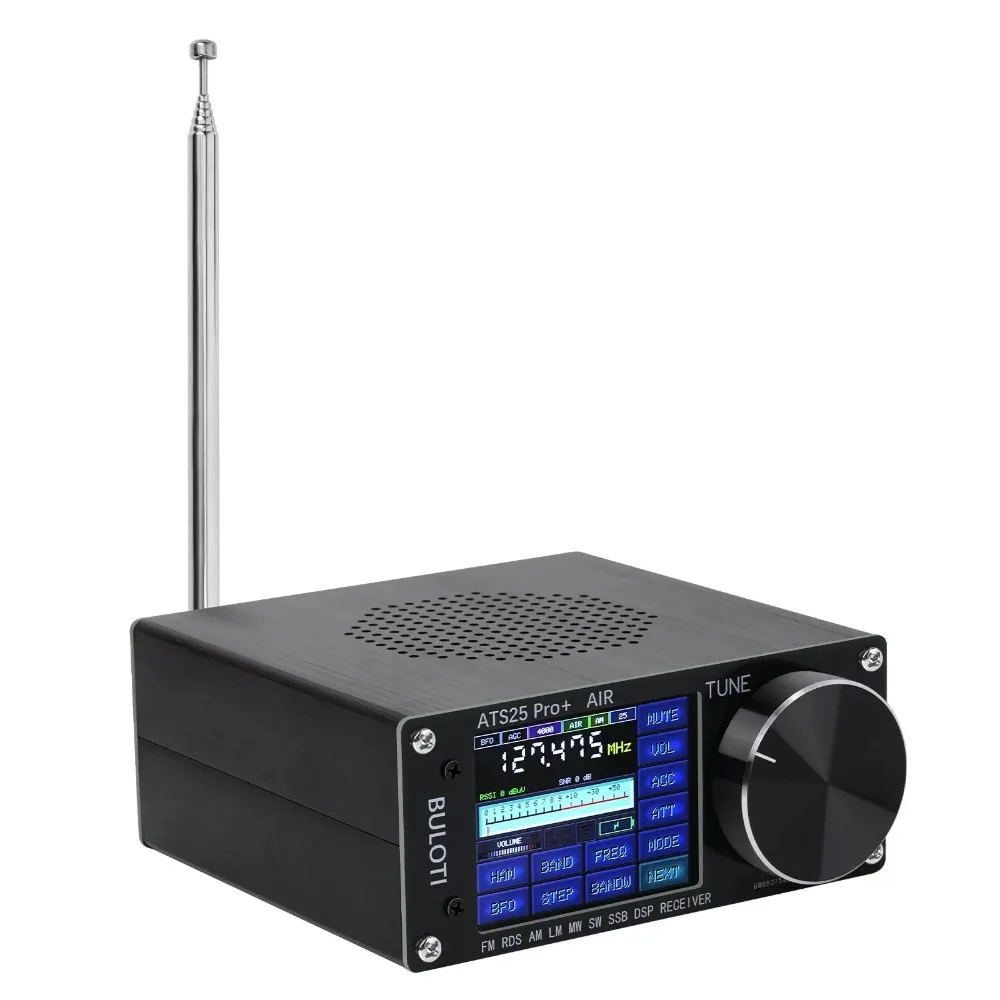 ATS25 Pro+  firmware 4.2 Bluetooth Wifi AIR band  118M-135.975MHz FM SW SSB MW LW AIR SDR Receiver Aviation Band Receiver SI5351 - Image 3