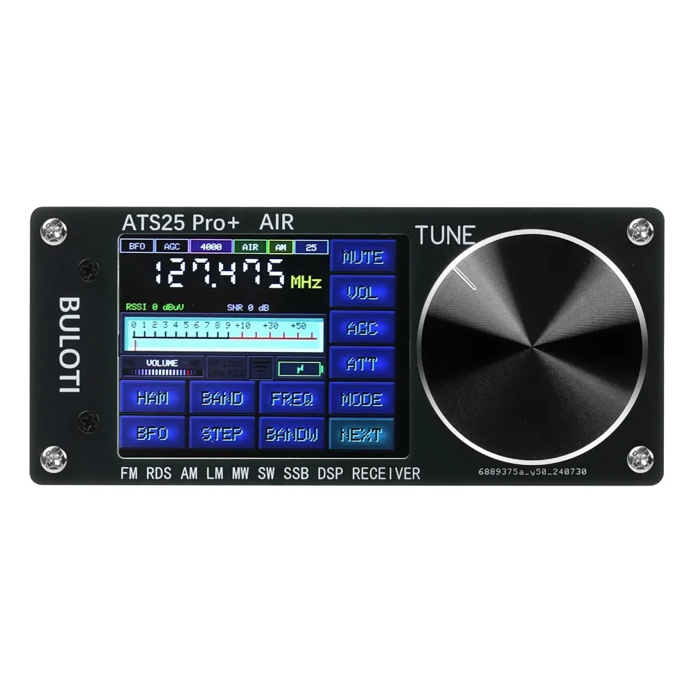 ATS25 Pro+  firmware 4.2 Bluetooth Wifi AIR band  118M-135.975MHz FM SW SSB MW LW AIR SDR Receiver Aviation Band Receiver SI5351 - Image 5