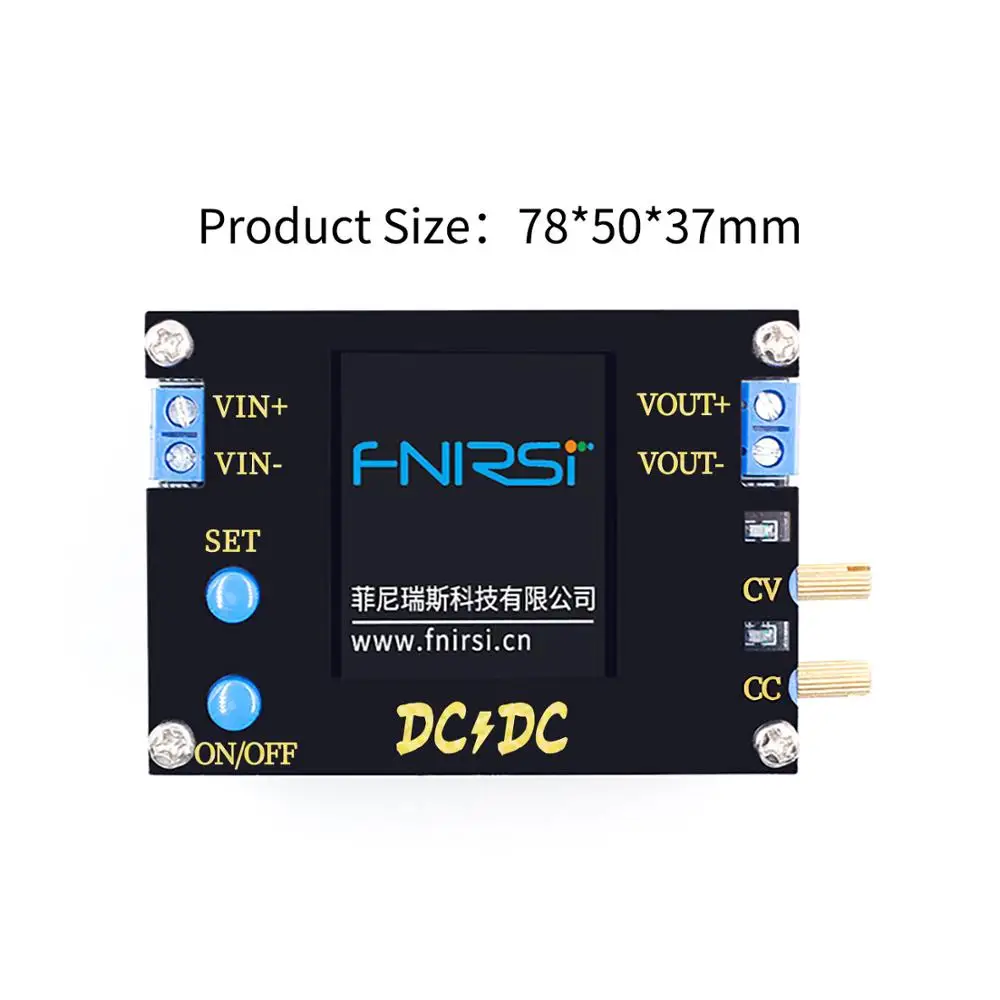 FNIRSI Automatic DC Boost/Down Converter Power Supply Module CC CV 0.5-30V 3A 35W/4A 50W Adjustable Power Supply Voltmeter - Image 2