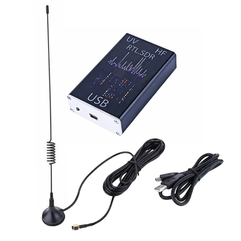 B50C SDR Receiver 100Khz-1.7Ghz Full Band UV  RTL-SDR USB Receiver Short Wave Broadband Software-Defined Radio - Image 4
