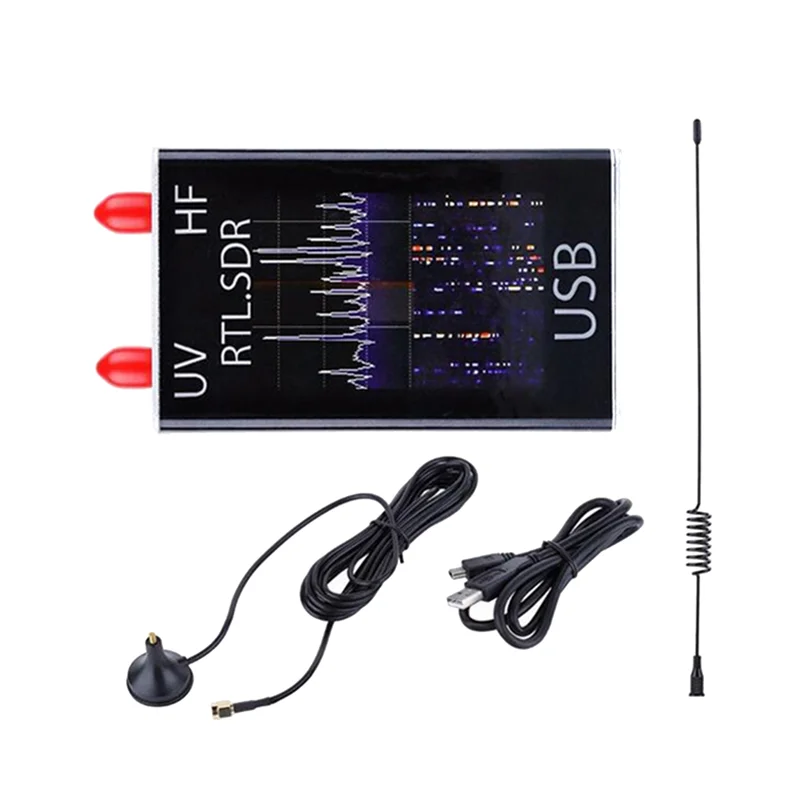 B50C SDR Receiver 100Khz-1.7Ghz Full Band UV  RTL-SDR USB Receiver Short Wave Broadband Software-Defined Radio - Image 5