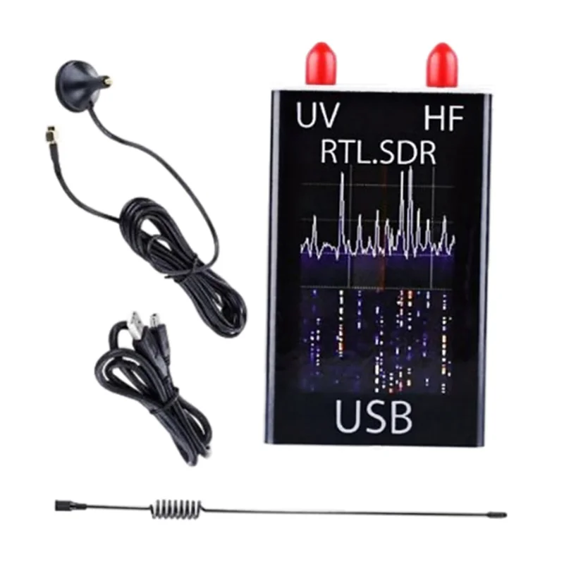 B50C SDR Receiver 100Khz-1.7Ghz Full Band UV  RTL-SDR USB Receiver Short Wave Broadband Software-Defined Radio - Image 7