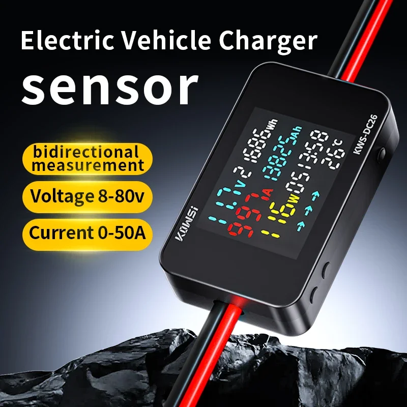 Battery Charging Tester Voltmeter Ammeter DC8-80V Voltage Current Power Test XT60 XT90 Interface For Electric Vehicle Motorcycle - Image 2
