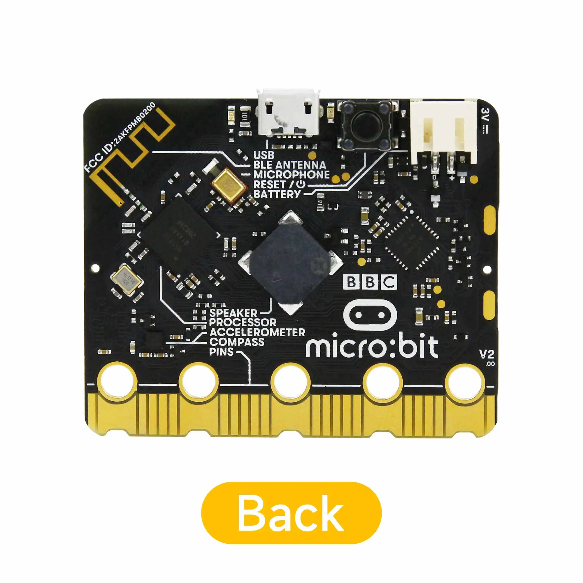 BBC Microbit V2 Development Board Programmable Learning Kit For Kids STME Education DIY Electronic Projects with Battery Case - Image 5