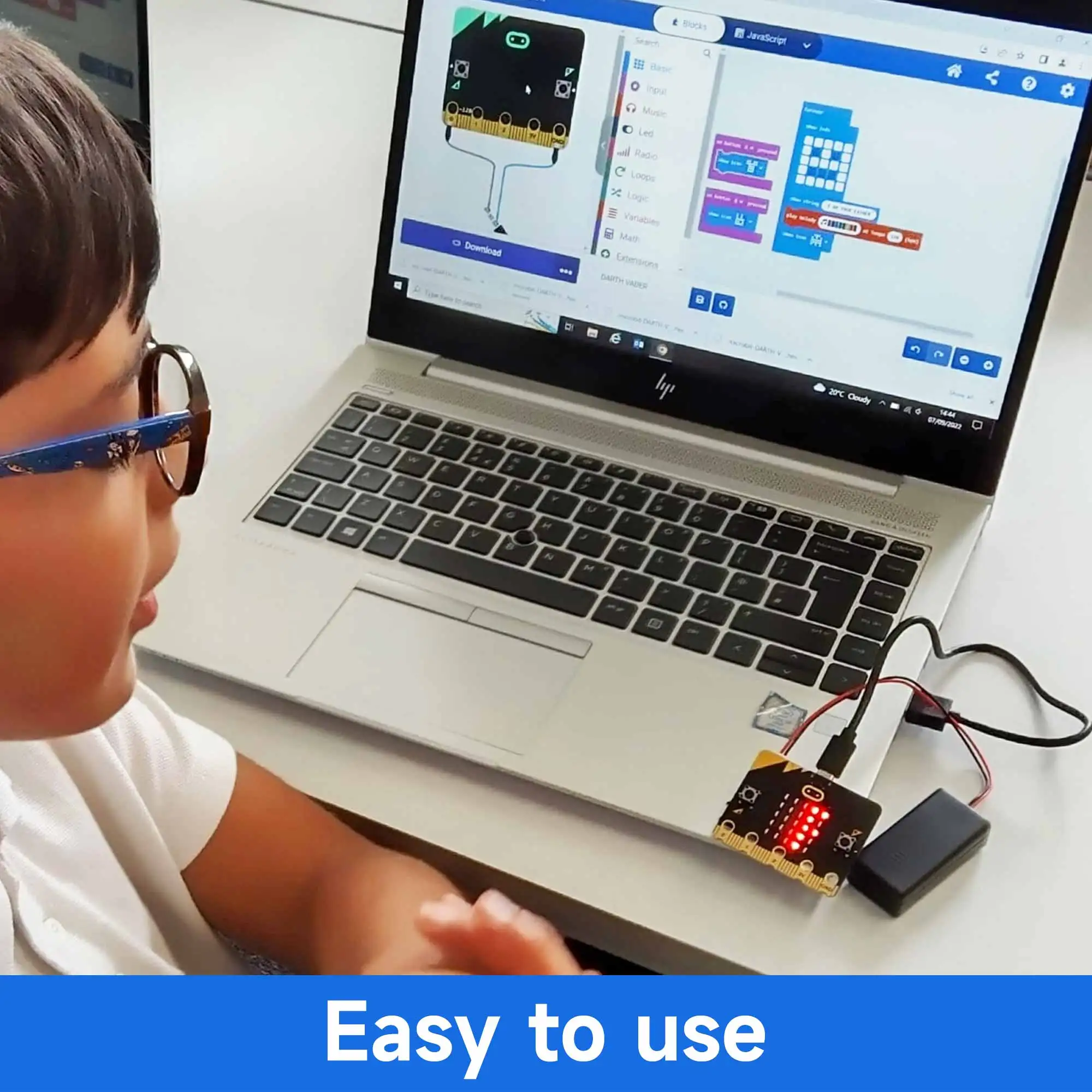 BBC Microbit V2 Development Board Programmable Learning Kit For Kids STME Education DIY Electronic Projects with Battery Case - Image 6