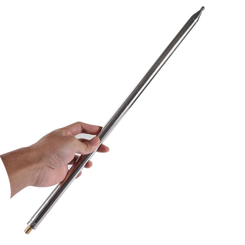 BD7IBI 5.2M Stainless Steel Whip Antenna Pull Rod for HF Radio Positive V Antenna GP Antenna DIY M10 Interface Antenna - Image 3