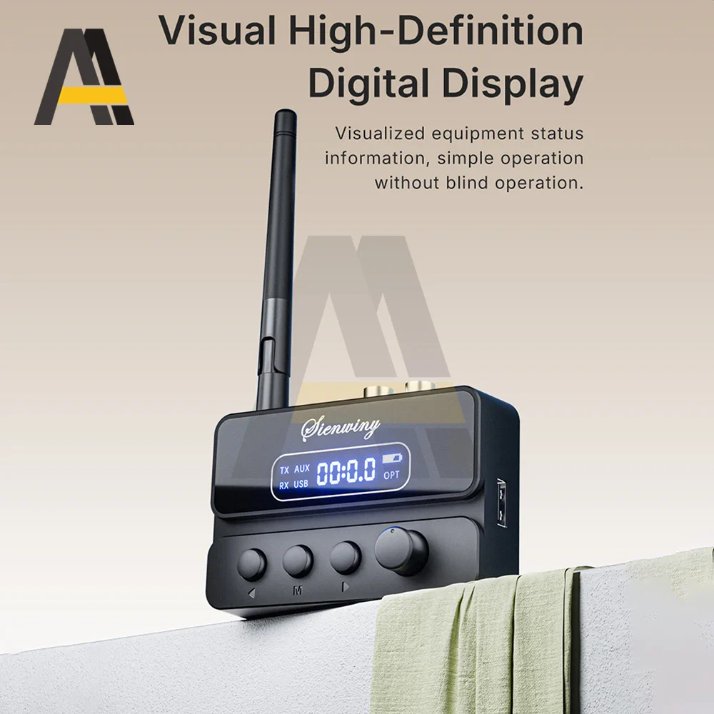 Bluetooth 5.3 Audio Transmitter Receiver S3 2-in-1 HiFi Wireless Adapter With Lossless Digital Audio For Home Theater System - Image 5