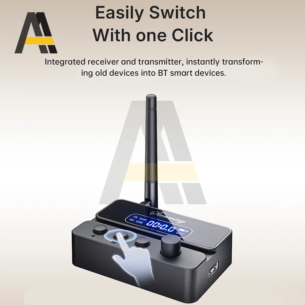 Bluetooth 5.3 Audio Transmitter Receiver S3 2-in-1 HiFi Wireless Adapter With Lossless Digital Audio For Home Theater System - Image 6