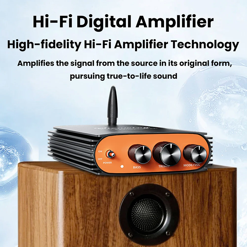 Bluetooth 5.3 HiFi Power Amplifier TPA3255 Chip 600W Dual Channel DSP Sound Tuning for Home Theater/Car Audio - Image 6