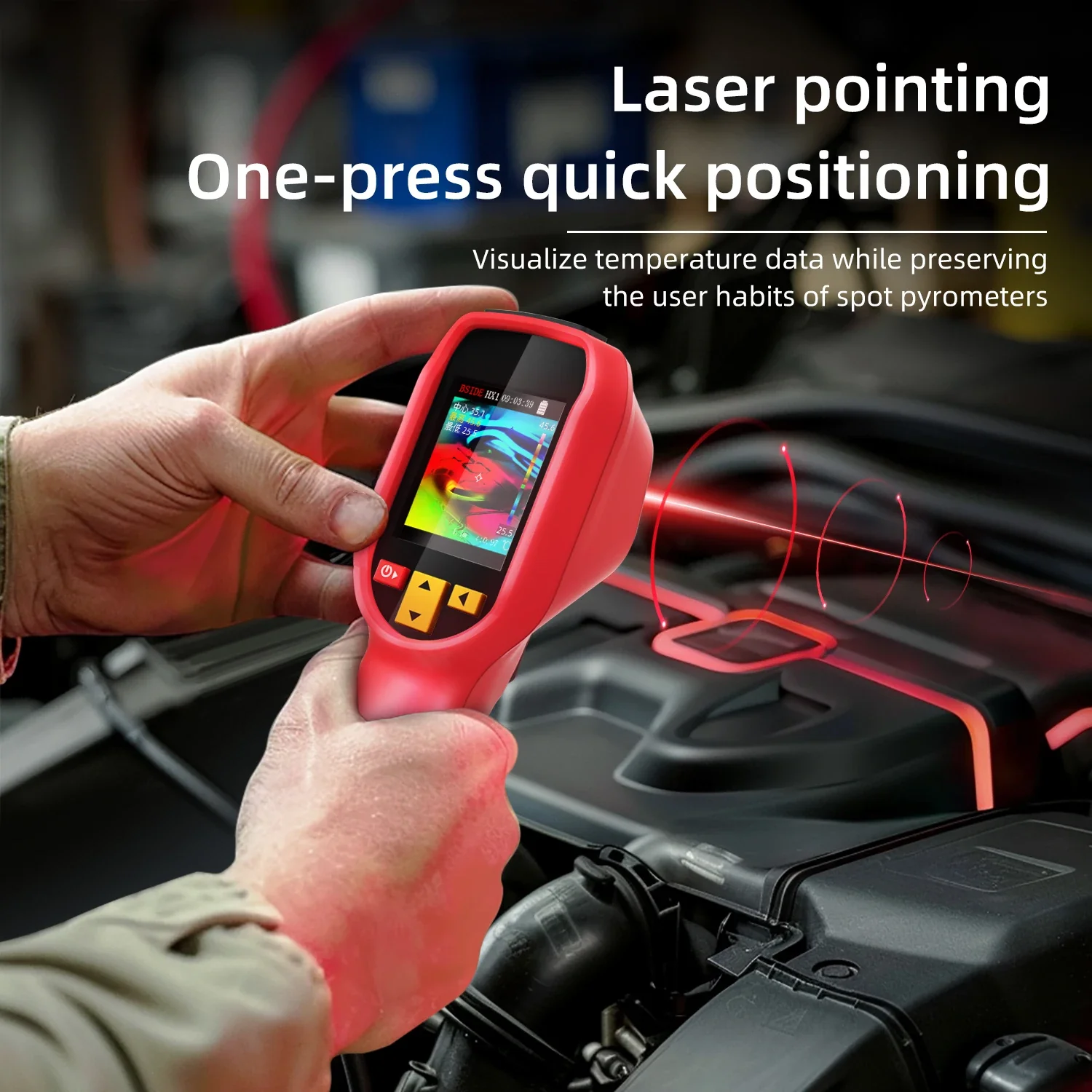 BSIDE HX1 Handheld Thermal Imaging Camera PC Analysis Software Industrial Tester -20~550C 240×240IR resolution 15 color palettes - Image 6