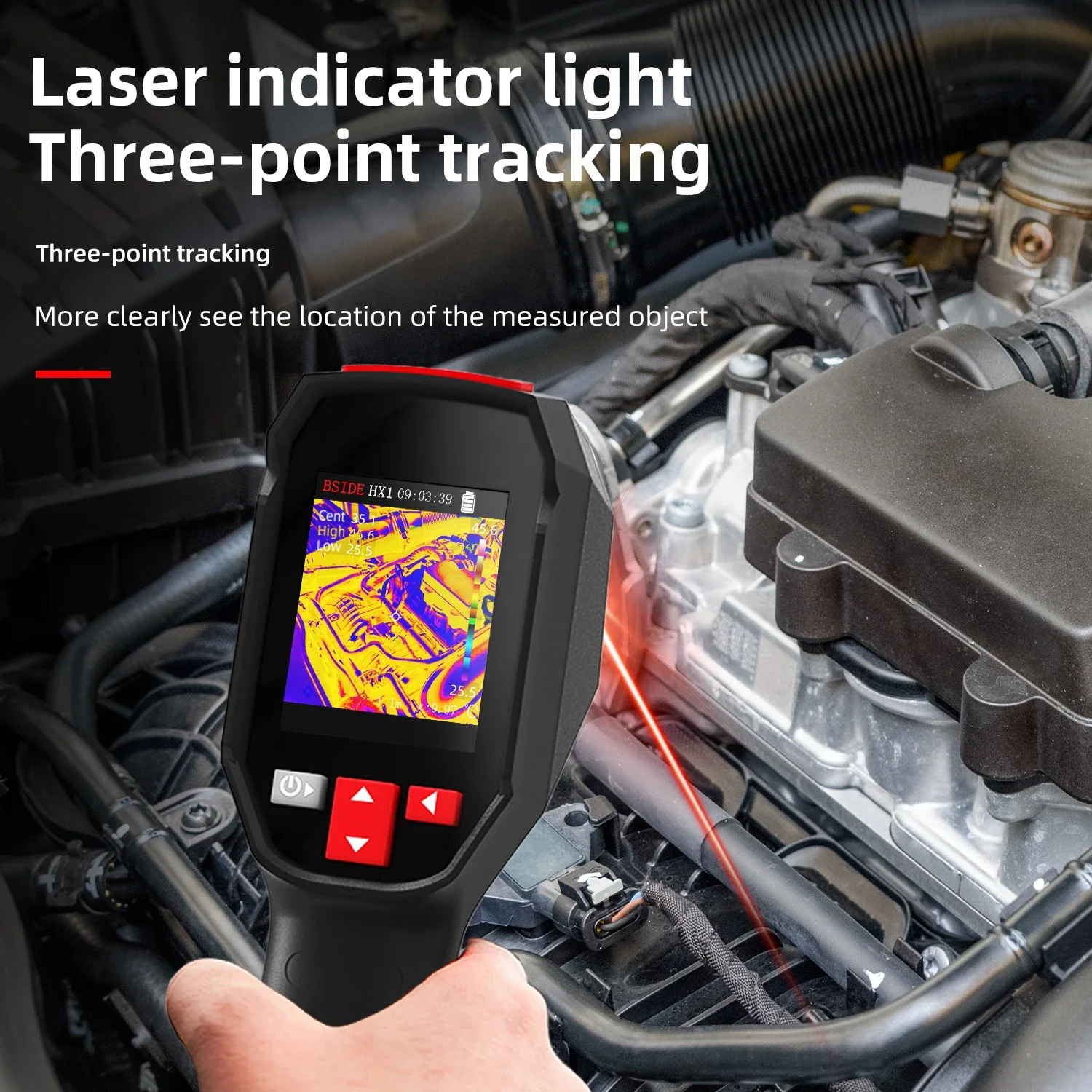 BSIDE HX3 Thermal Imaging Thermometer High PrecisionPipe Leak Detection 240x240 Thermal Resolution 2.4'' TFT Color Screen LED - Image 5