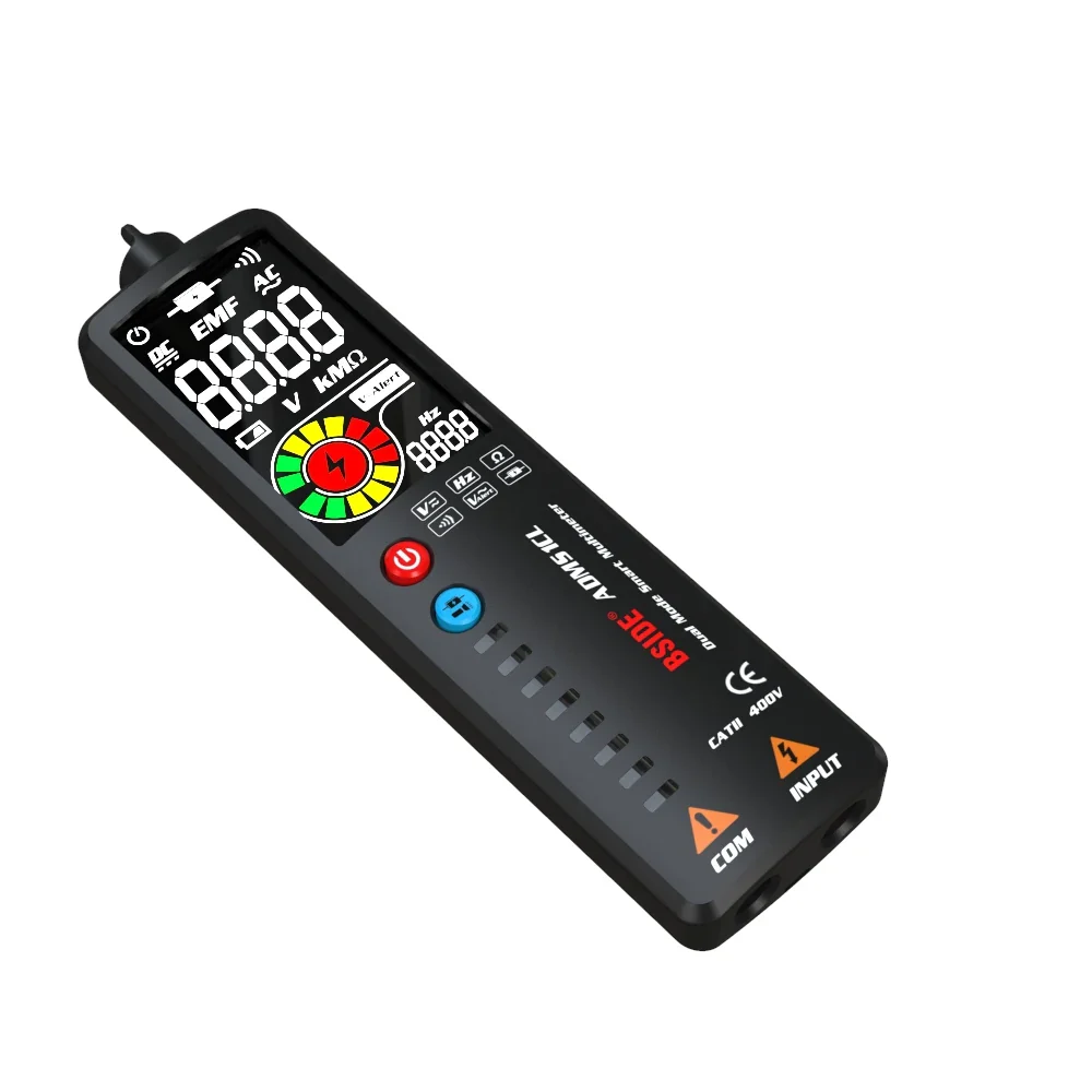 BSIDE S1 S1CL New Voltage Detector Tester Digital Multimeter Smart LCD Portable DC AC Voltage Ohm Continuity Hz NCV Test Meter - Image 3