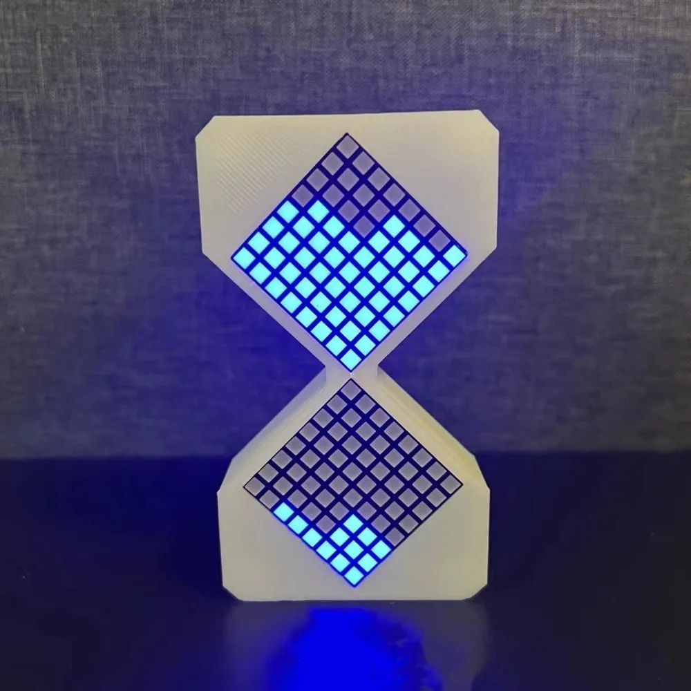 Cyber Style LED Electronic Hourglass with Gravity Sensing 1-30 Min Timer DIY Digital Sand Clock Technology Sense Decompress - Image 3