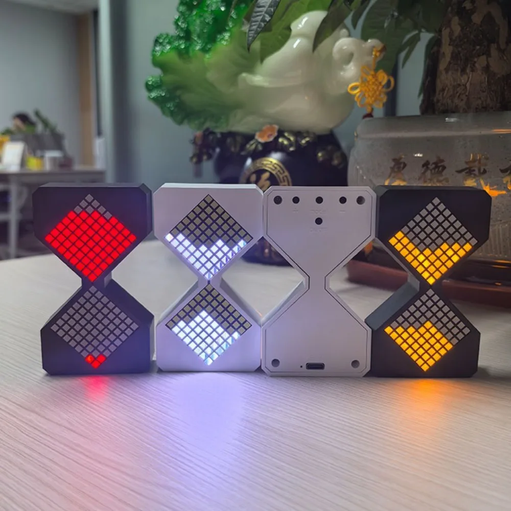 Cyber Style LED Electronic Hourglass with Gravity Sensing 1-30 Min Timer DIY Digital Sand Clock Technology Sense Decompress - Image 5