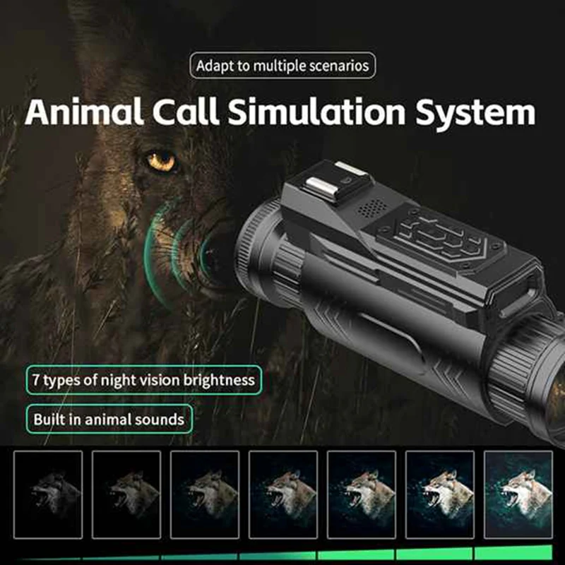 D12 4K Digital Night Vision Monocular 28X Infrared Night Vision Goggles 68MP Digital Zoom Wifi Telescope for Camping - Image 7