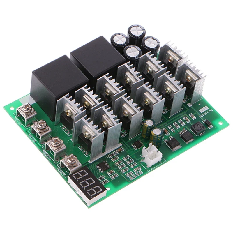 DC 10-55V 12V 24V 36V 48V 55V 100A Motor Speed Controller PWM HHO RC Reverse Control Switch with LED Display - Image 3