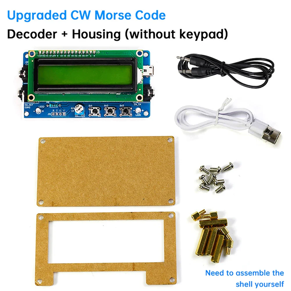 DC 5V CW Morse Code Decoder Loose Kit Audio Cipher Reader Circuit Board Welding Exercise DIY Electronic Manufacturing Kits - Image 10