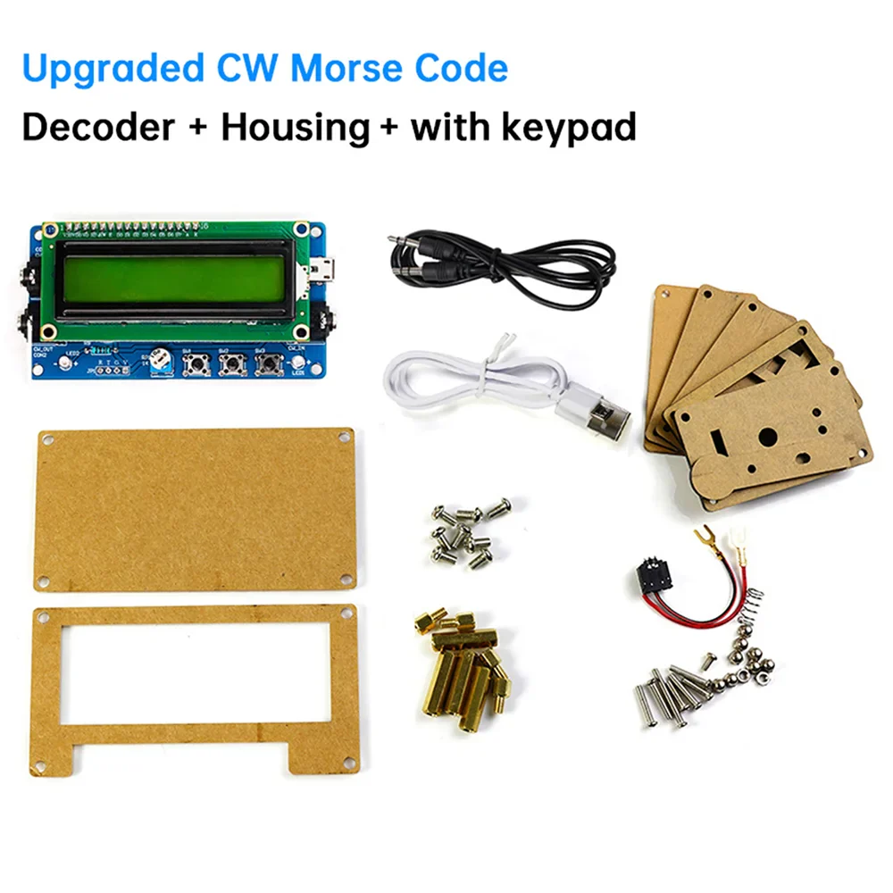 DC 5V CW Morse Code Decoder Loose Kit Audio Cipher Reader Circuit Board Welding Exercise DIY Electronic Manufacturing Kits - Image 11
