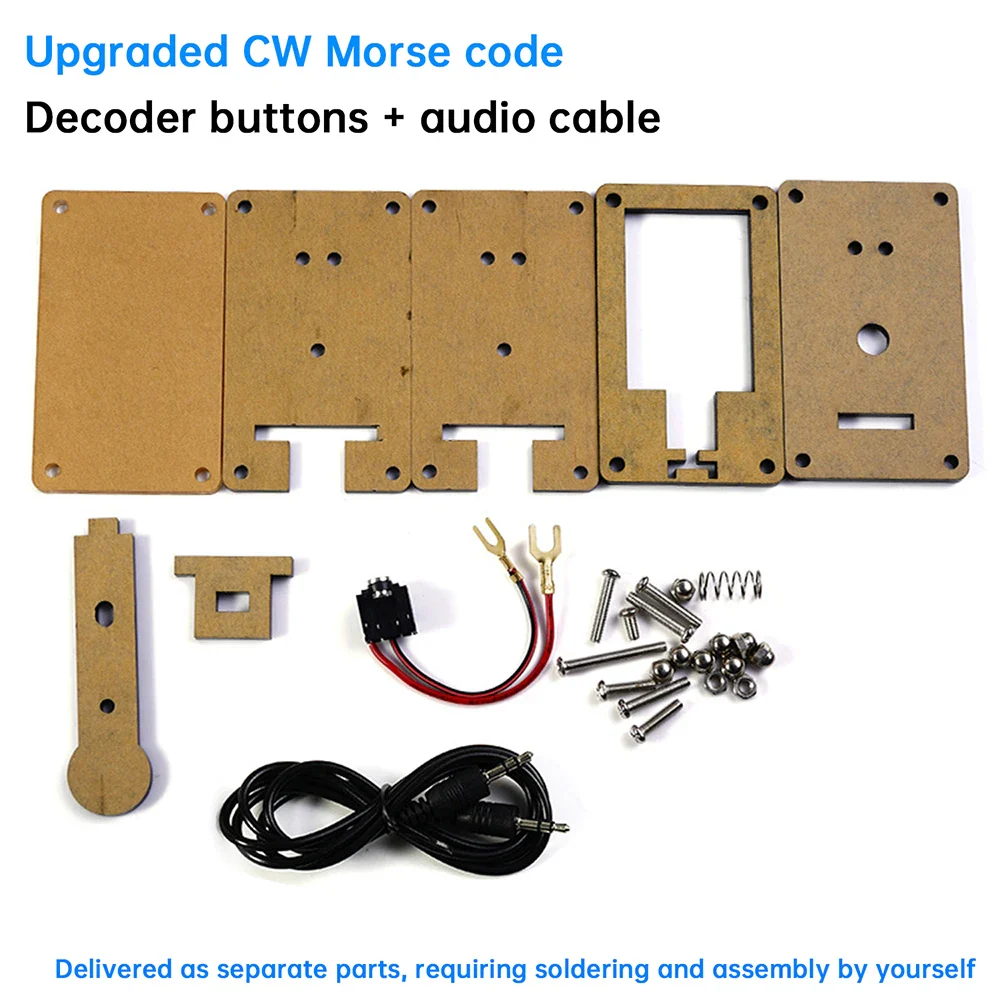 DC 5V CW Morse Code Decoder Loose Kit Audio Cipher Reader Circuit Board Welding Exercise DIY Electronic Manufacturing Kits - Image 12