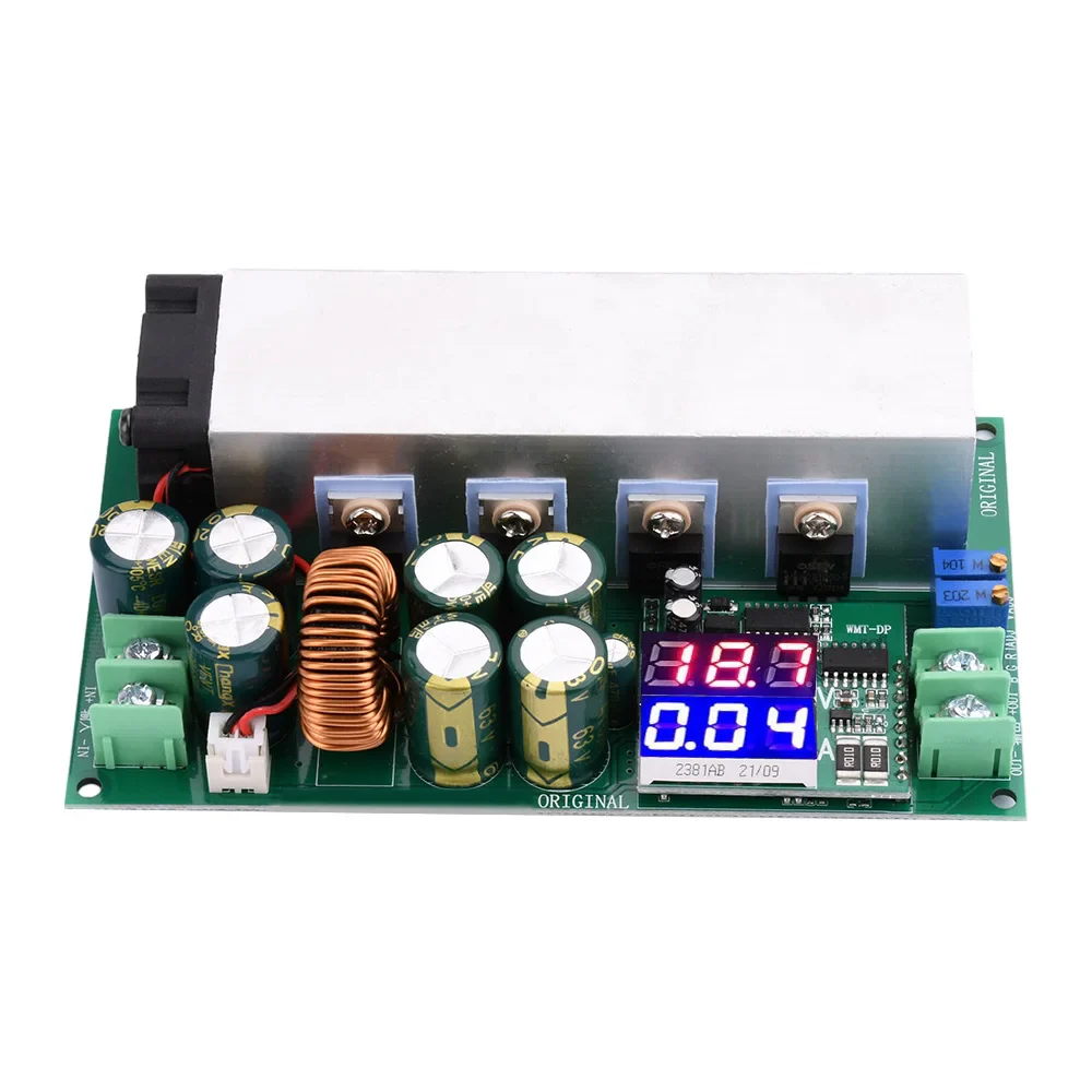 DC-DC High Power 600W Adjustable Step-down Power Supply Module With Fan 12V-80V To 2.5V-50V Buck Converter 25A Constant Current - Image 3