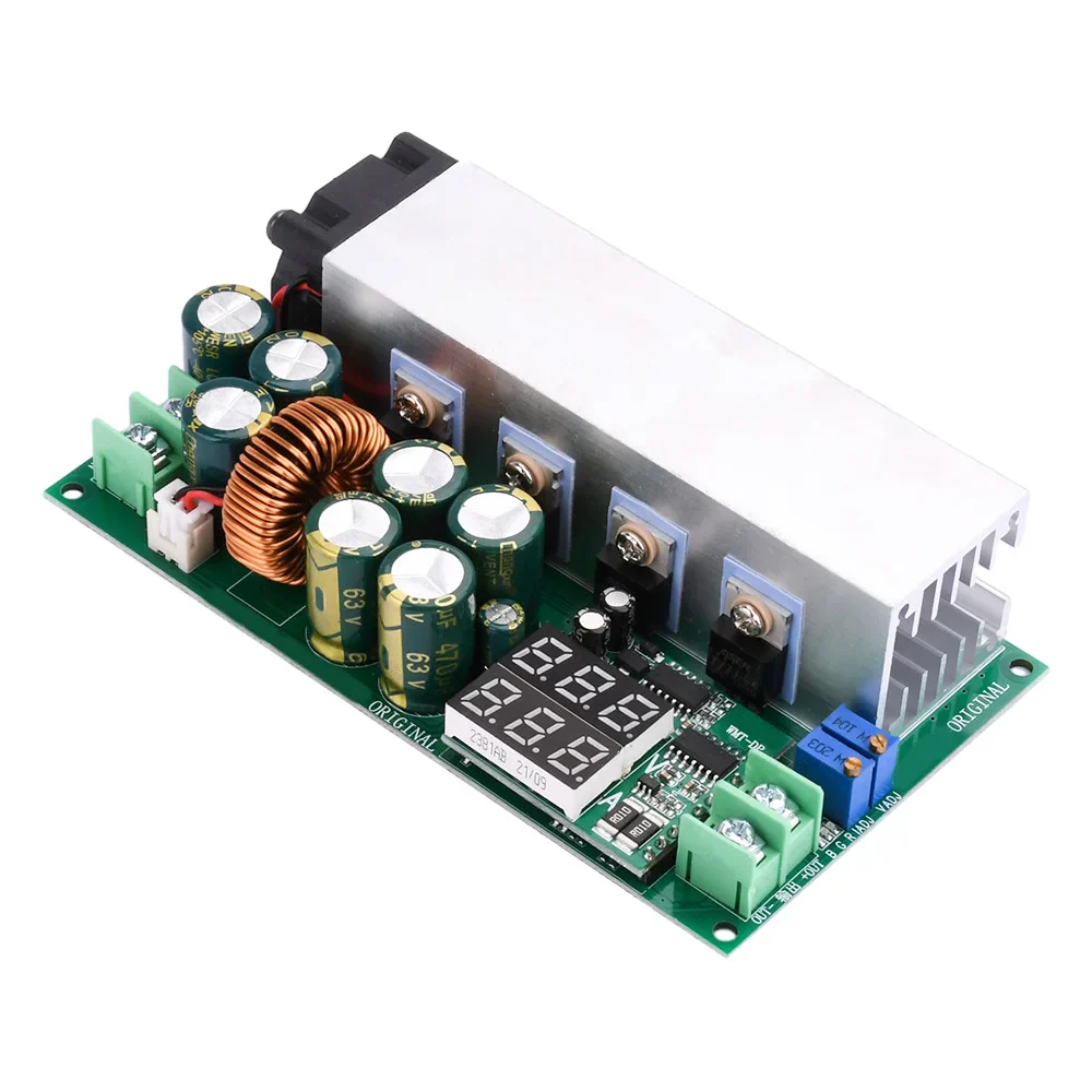 DC-DC High Power 600W Adjustable Step-down Power Supply Module With Fan 12V-80V To 2.5V-50V Buck Converter 25A Constant Current - Image 4