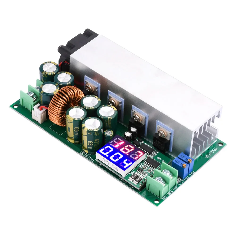 DC-DC High Power 600W Adjustable Step-down Power Supply Module With Fan 12V-80V To 2.5V-50V Buck Converter 25A Constant Current - Image 7