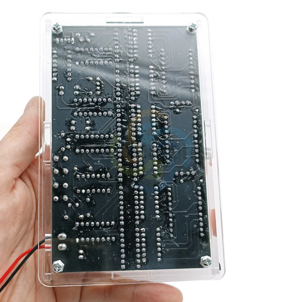 DC4.5V-5.5V 6 Digits DIY Clock Kit Auto Display Time DIY Alarm Clock Soldering Practice Kit for Students and Diyers - Image 6