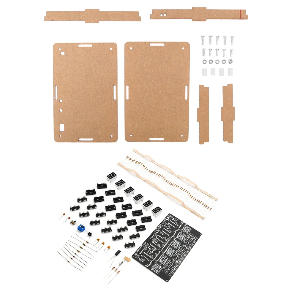 DC4.5V-5.5V 6 Digits DIY Clock Kit Auto Display Time DIY Alarm Clock Soldering Practice Kit for Students and Diyers - Image 7