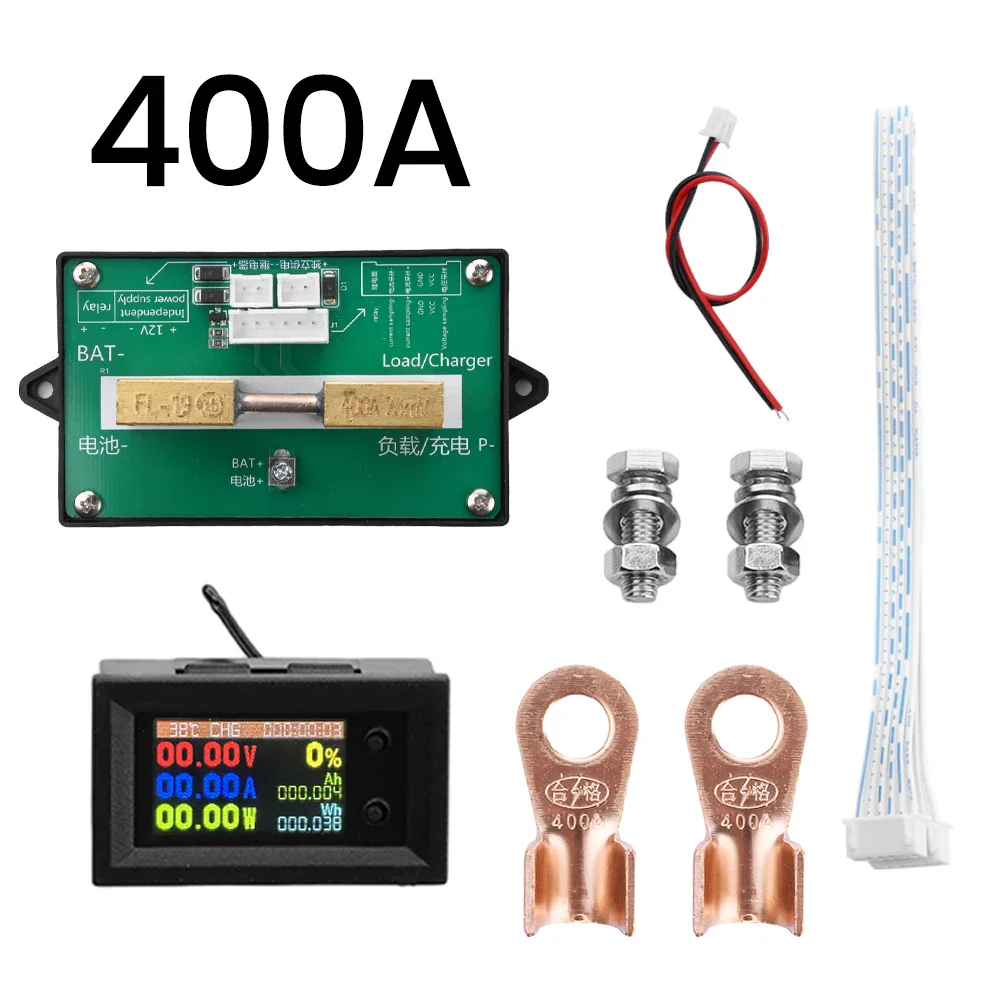 DC7~200V Digital Power Energy Voltmeter Ammeter Bi-Directional Metering Coulometer Battery Tester 9 in 1 Multi-Function Tester - Image 10