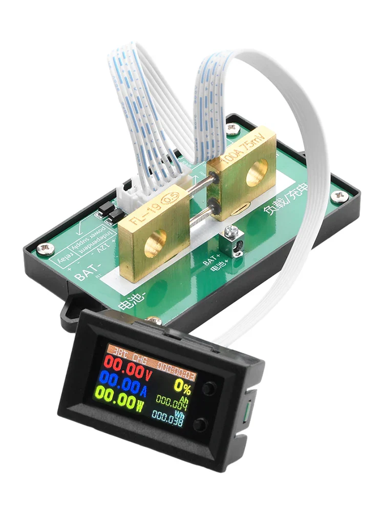 DC7~200V Digital Power Energy Voltmeter Ammeter Bi-Directional Metering Coulometer Battery Tester 9 in 1 Multi-Function Tester - Image 3