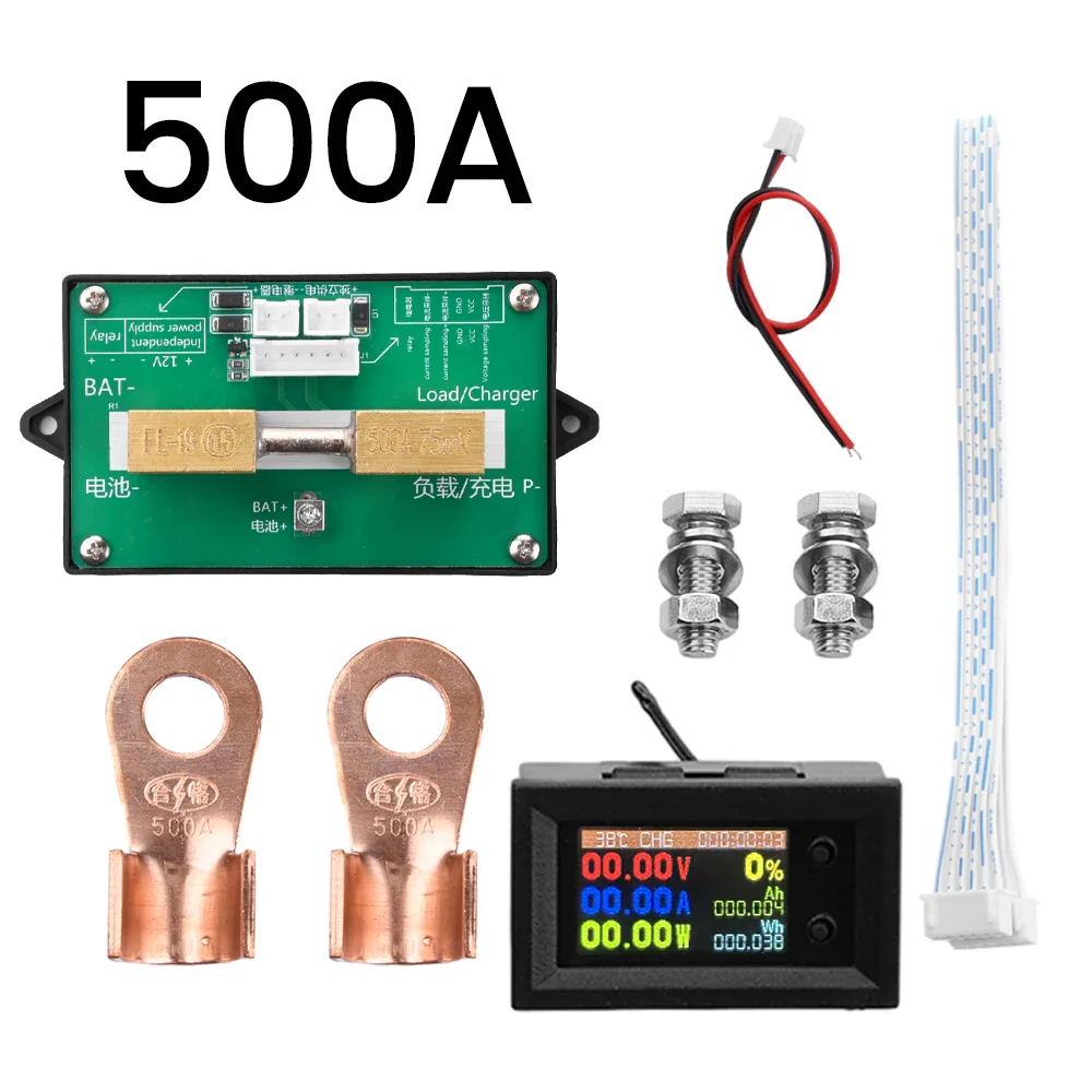 DC7~200V Digital Power Energy Voltmeter Ammeter Bi-Directional Metering Coulometer Battery Tester 9 in 1 Multi-Function Tester - Image 8