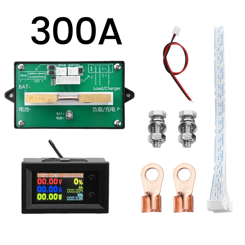 DC7~200V Digital Power Energy Voltmeter Ammeter Bi-Directional Metering Coulometer Battery Tester 9 in 1 Multi-Function Tester - Image 9