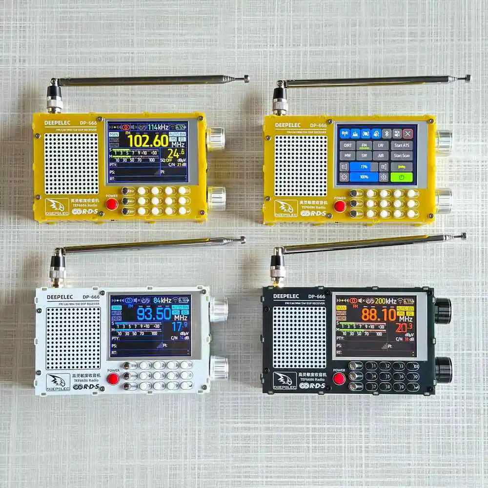 DP-666 TEF6686 Radio High Sensitivity Full Band FM AM LW MW SW Shortwave ESP32 RDS 2.8 inch IPS LCD DEEPELEC - Image 6
