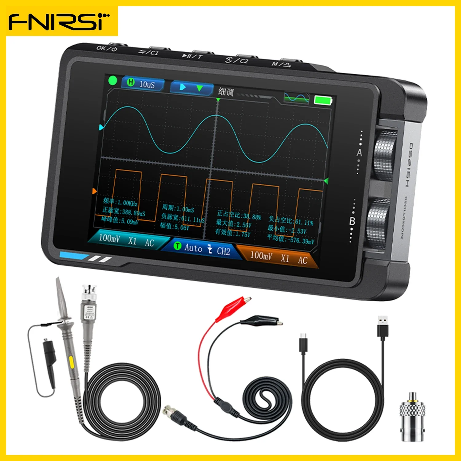 FNIRSI DS215H 2 in 1 Mini Repair tool, Dual channel - Image 7
