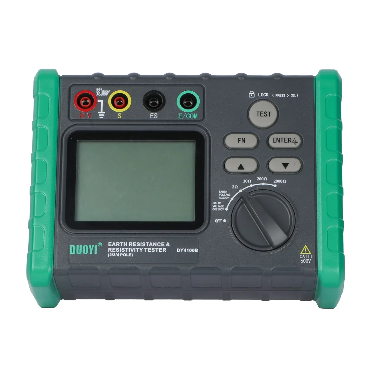 Duoyi 4100A Digital Ground Resistance Test Lightning Protection Detection Measuring Instrument Rocker Ground Resistance Tester - Image 6