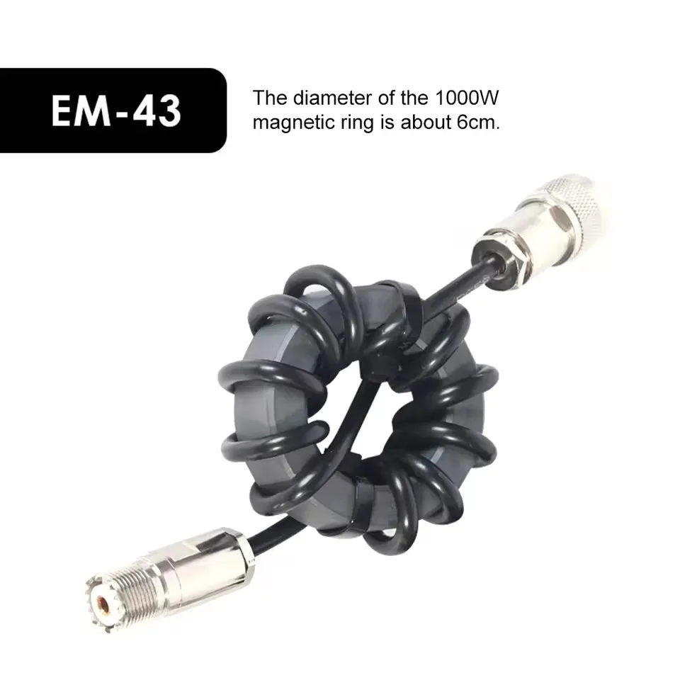EM-25 / EM-43 1.8-30MHz Shortwave Choke Coil Magnetic Ring Shortwave 1:1 Current Balun For HF Shortwave Radio The Feeder - Image 8
