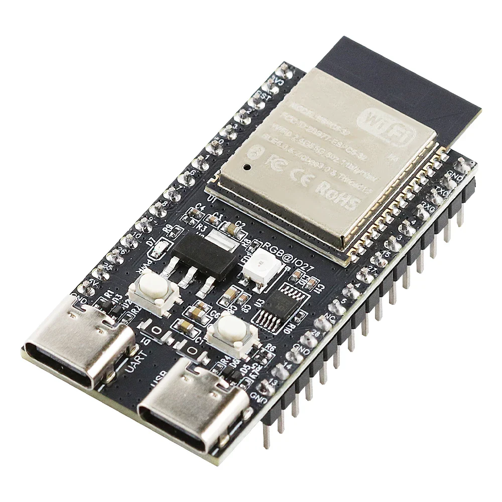 ESP32-C5-DevKitC-1 Development Board Dual-frequency 2.4G 5GHz WiFi Module with Pin N4 ESP32 C5 4MB Flash WIFI 6 CH340 30PIN - Image 3