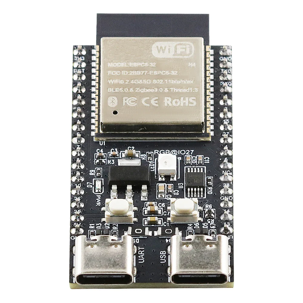 ESP32-C5-DevKitC-1 Development Board Dual-frequency 2.4G 5GHz WiFi Module with Pin N4 ESP32 C5 4MB Flash WIFI 6 CH340 30PIN - Image 6