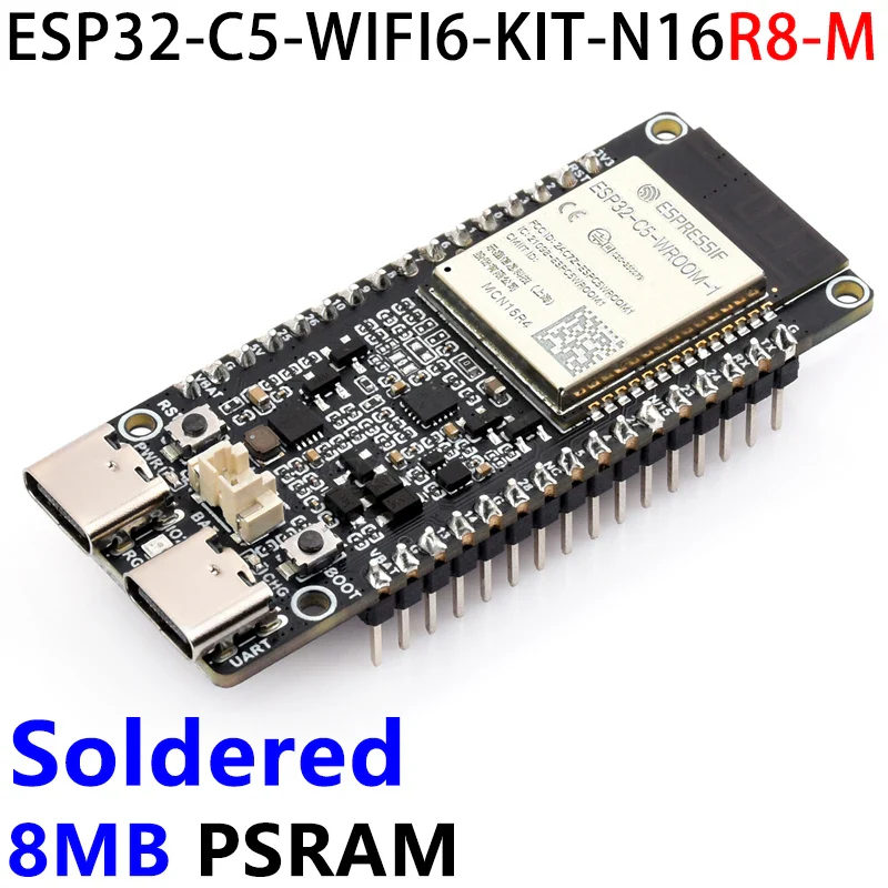 ESP32-C5 WROOM N16R4 Board Dual Band WIFI Bluetooth Thread 16MB Flash 4MB PSRAM Development Board - Image 8
