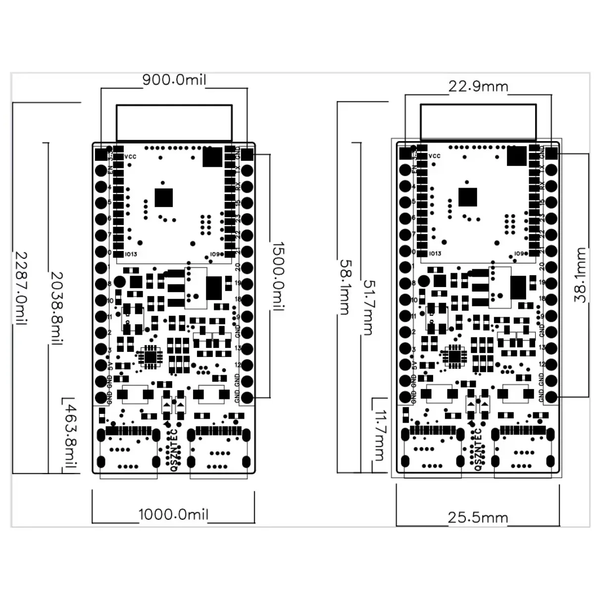 ESP32-C6-DevKitC-1 Development Board ESP32 N4 Core Board 4MB Flash WIFI6 BLE Zigbee Compatible ESP32 Module - Image 4
