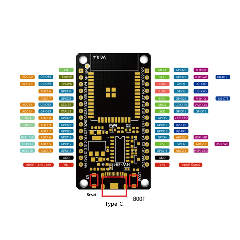 ESP32 Development Board / Module Wireless WiFi Bluetooth module Ultra-Low Power Consumption Dual Core 30Pin ESP32-32D Smart Home - Image 5